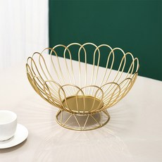 efactory Judy N 廚房收納籃 點心籃 點心籃, 金色, 1個
