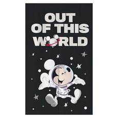 迪士尼米奇長門簾(墨藍米奇) 85x140cm, 墨藍米奇