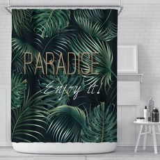 Hazel 熱帶浴室淋浴簾類型 8 200 x 180cm, 1個