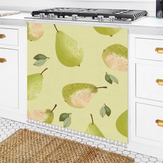 알럽홈 프루츠 벨크로 주방 수납장 커튼