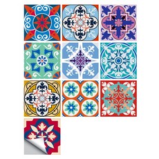 글루블링 욕실 타일스티커 10종 세트, 옵션3