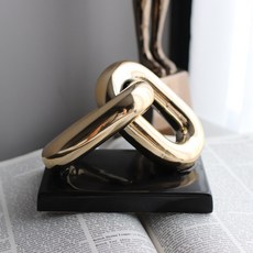 PAGE 127 金色鏈條設計擺件, 單一顏色