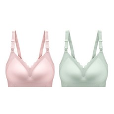 波浪邊孕婦內衣 2入