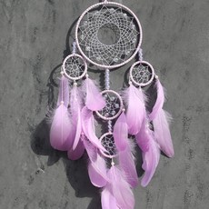 침실 집 문 창문 장식 드림캐쳐, 퍼플