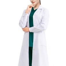 언헤브 깔끔한 간호사복 가운 브이넥 긴팔