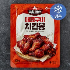마니커에프앤지 리얼직화 매콤구이 치킨봉 (냉동), 400g, 1개