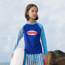 GOINGKIDS 兒童彩色線條防磨衣套組