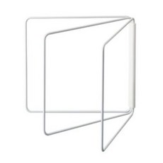 3段式折疊抹布架, 白色的, 1個