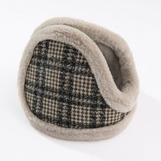 Bejion冬季防寒格紋耳罩