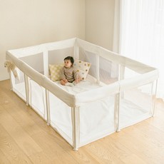 루나스토리 유아용 접이식 논슬립 휴대용 베이비룸 안전가드 대형 1900 + 전용가방 세트, 크림, 1세트 완구_취미/실내대형완구 반품 최저가 92,360원