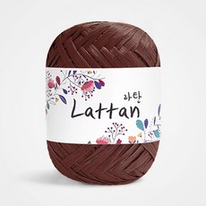 Yarna 藤編拉菲草編織線 40g, 1個, 13號 (半光澤)