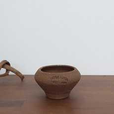 MORIANN 陶土手工花盆, 1個, 棕色