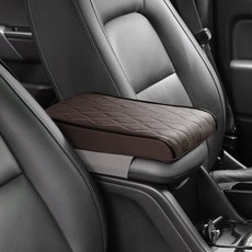 로드위너 차량용 콘솔 팔걸이 쿠션, 다크브라운, 1개