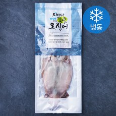 오바다 원양산 대용량 반건조오징어 5미 (냉동), 1개, 720g