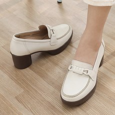 GISSE J-Shoe 羊皮 Jellin 防水台淺口高跟鞋 手工鞋 6cm