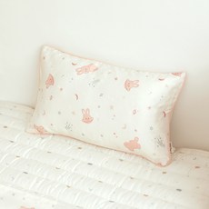 ChezBebe 兔子圖案枕套+棉套組, 象牙白