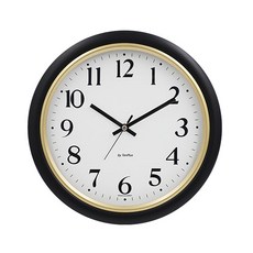 Byten Plus 靜音掛鐘 BTP60285, 黑色