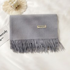 여성용 어반플렉스 무지 솔리드 머플러