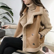 PEONIST 羊毛毛絨冬季背心馬甲