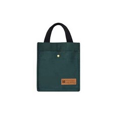 Market A 帆布日常便當袋 口袋 藍綠色, 1個