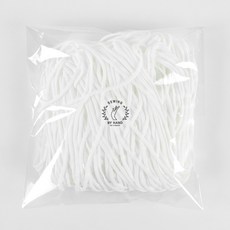 Sewing by hand 彩色彈力口罩繩 90m, 1個, 01 白色