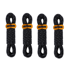DITREE 營繩 + 繩扣 4入組, 黑色(營繩)