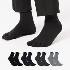 renoma 男士透氣分趾中筒襪5雙組