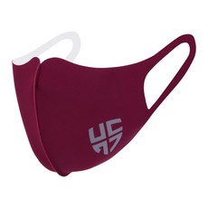 헨리스튜어트 성인용 이니셜 로고 3D입체 컬러 마스크, 1개, 버건디
