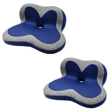 彈性半靠背椅墊 YT_RA1634 2入, 藍色