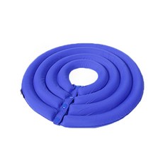 超輕圓形寵物頸圈藍色 L, 69克, 1個