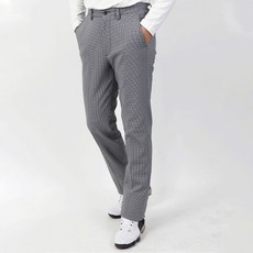 CONFIAR 男士格紋修身刷毛高爾夫褲 TC2039