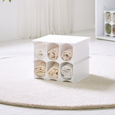 wizhome 온마로 衣物整理箱, 白色, 1個