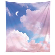 粉藍色天空掛毯布海報, TYPE 02
