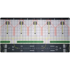 模型飛機跑道滑鼠墊 100cm, 2號機場跑道, 1個
