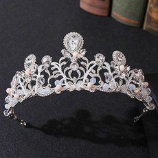 LUNA GLAM 自助婚紗維多利亞皇冠 H1095, 銀色(TRZ121), 1個