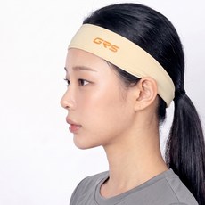 지알에스 아이스 메쉬 스포츠 헤드밴드, 베이지, 1개