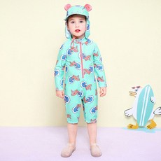 mollimelli 男童款Molly Whale泳裝泳褲+遮陽帽組