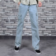 TOWNCLO 男士魔術彈力寬版工裝褲IN