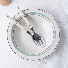 卡奈蘇茲 日常義大利麵咖哩沙拉湯碗 3號, 1個, 薄荷綠