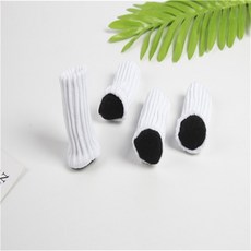 가구 다리 보호 커버, 화이트, 4개