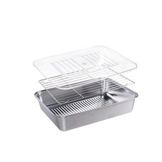 STF 304 Stenbad + 托盤 + 蓋子, 1套