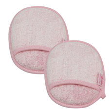 Oceantowel 柔軟海綿沐浴巾, 粉紅色, 2個, 1入