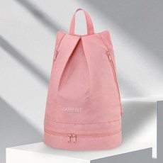 Selliving 防水游泳健身鞋子收納運動後揹包, 粉紅色, 1個