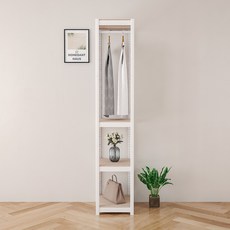 HOMEDANT 4層衣帽架, 白色