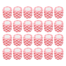 毛皇上 彈力自黏寵物繃帶 粉紅格子 中號, 487g, 24捲