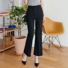 Dearlola 女性內束帶短版靴型四向彈力西裝褲