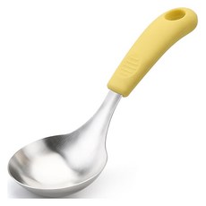 NONEW 304不鏽鋼迷你湯勺, 1個, 黃色