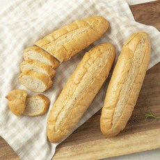 브로드카세 발효종 에브리데이 저당 플레인 바게트, 160g, 1개, 3개입