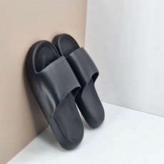 Healing Spot 男士輕量室內拖鞋, 1個, 黑色