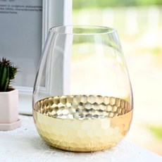 Garden in the City 黃金切割玻璃花瓶, 單色